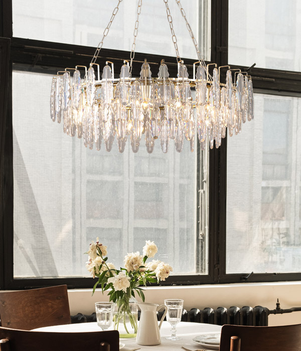 카일라 12등 800 크리스탈식탁등 식탁전등