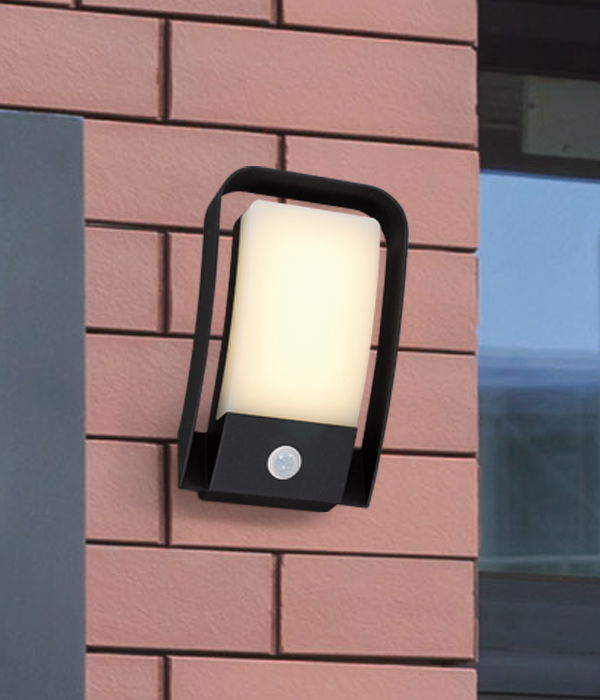 솔티(LED15W블랙) 야외센서등 센서벽등