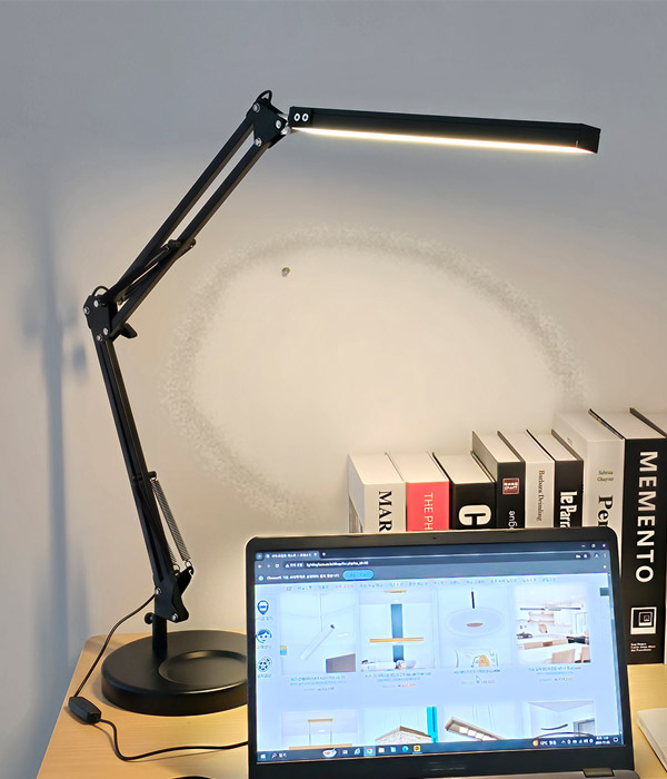 에코 학생스탠드 서재 독서등 (화이트, 블랙)